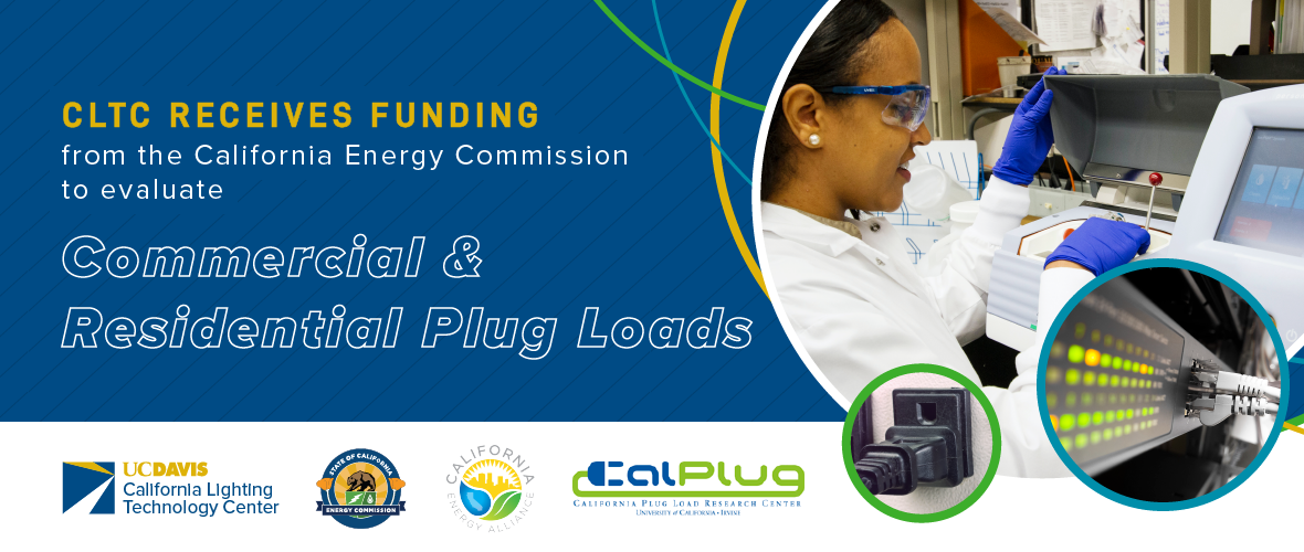 CLTC Receives Funding: from the California Energy Commission to evaluate "Commercial & Residential Plug Loads" (Person in a lab coat experimenting with electronics)