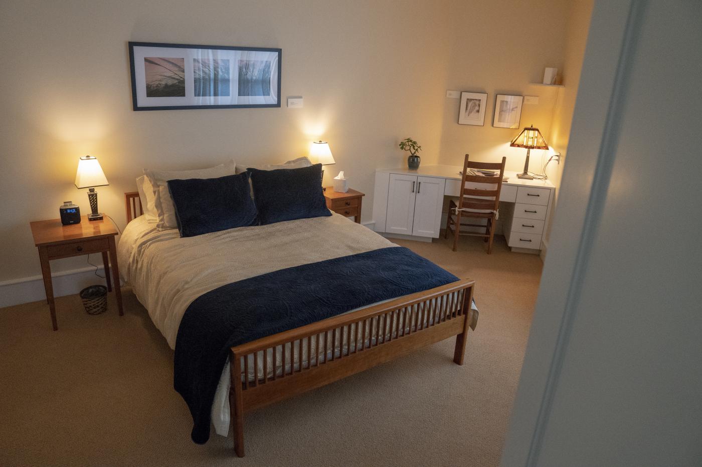 A bedroom showcasing the new LED's
