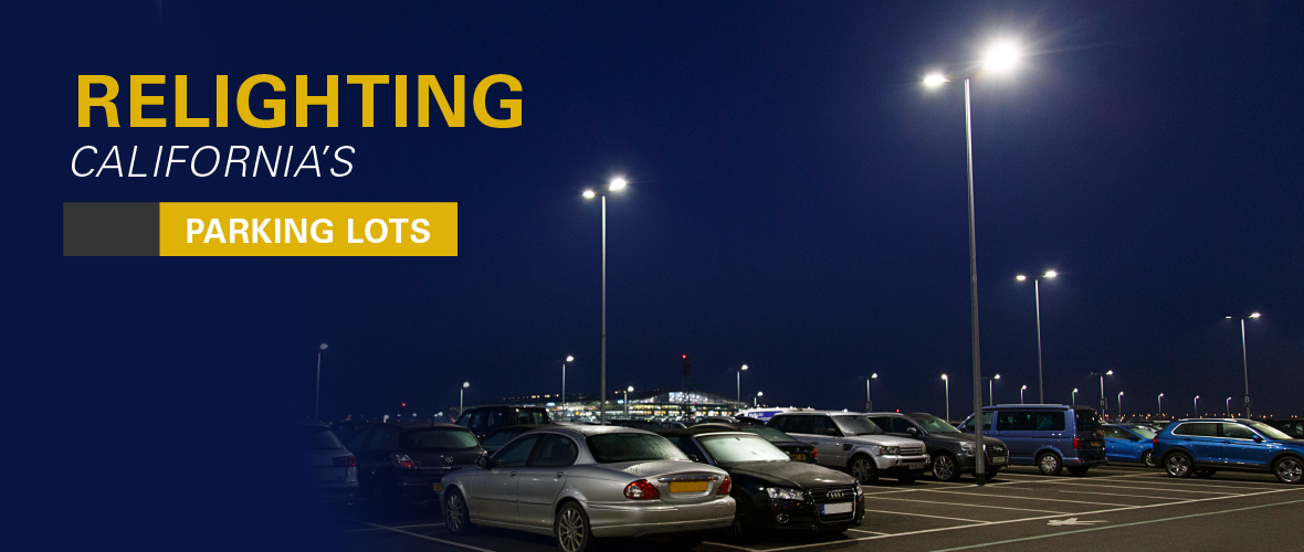 Relighting California Parking Lots (Cars in a lit up parking lot)