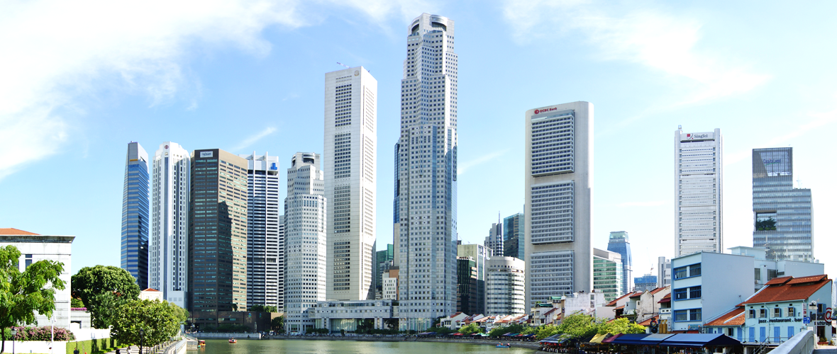 Skyline of the city, Singapore