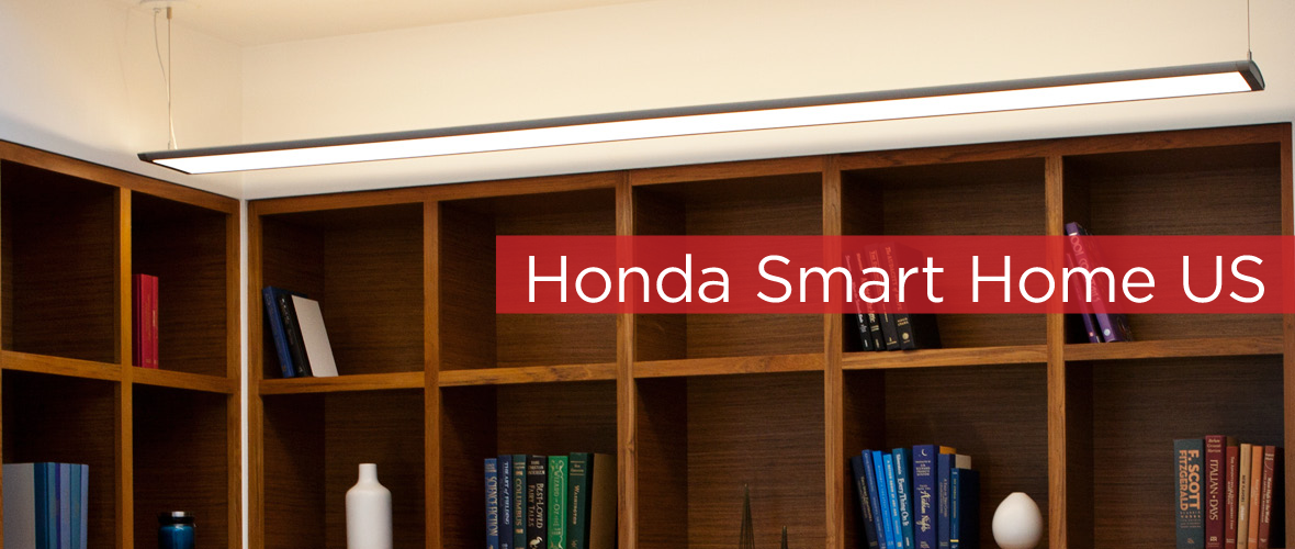 Top of a book shelf in the Honda Smart Home