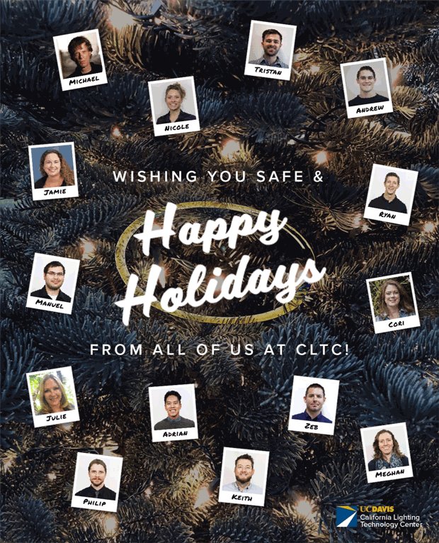 Happy Holidays animation with all of the staff at CLTC