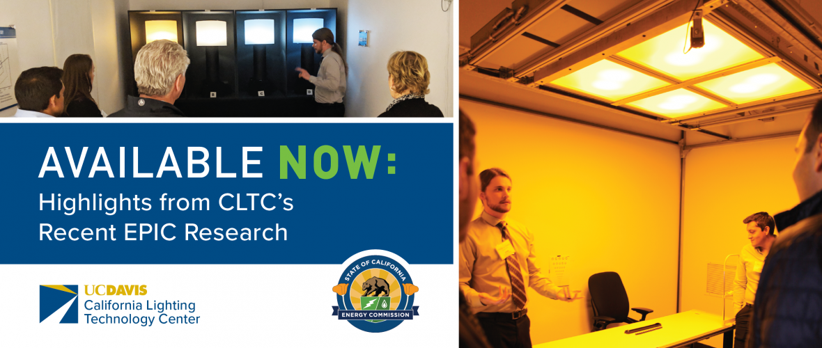Available Now: Highlights from CLTC's Recent EPIC Research (Five people observing four lights with different color temperatures)